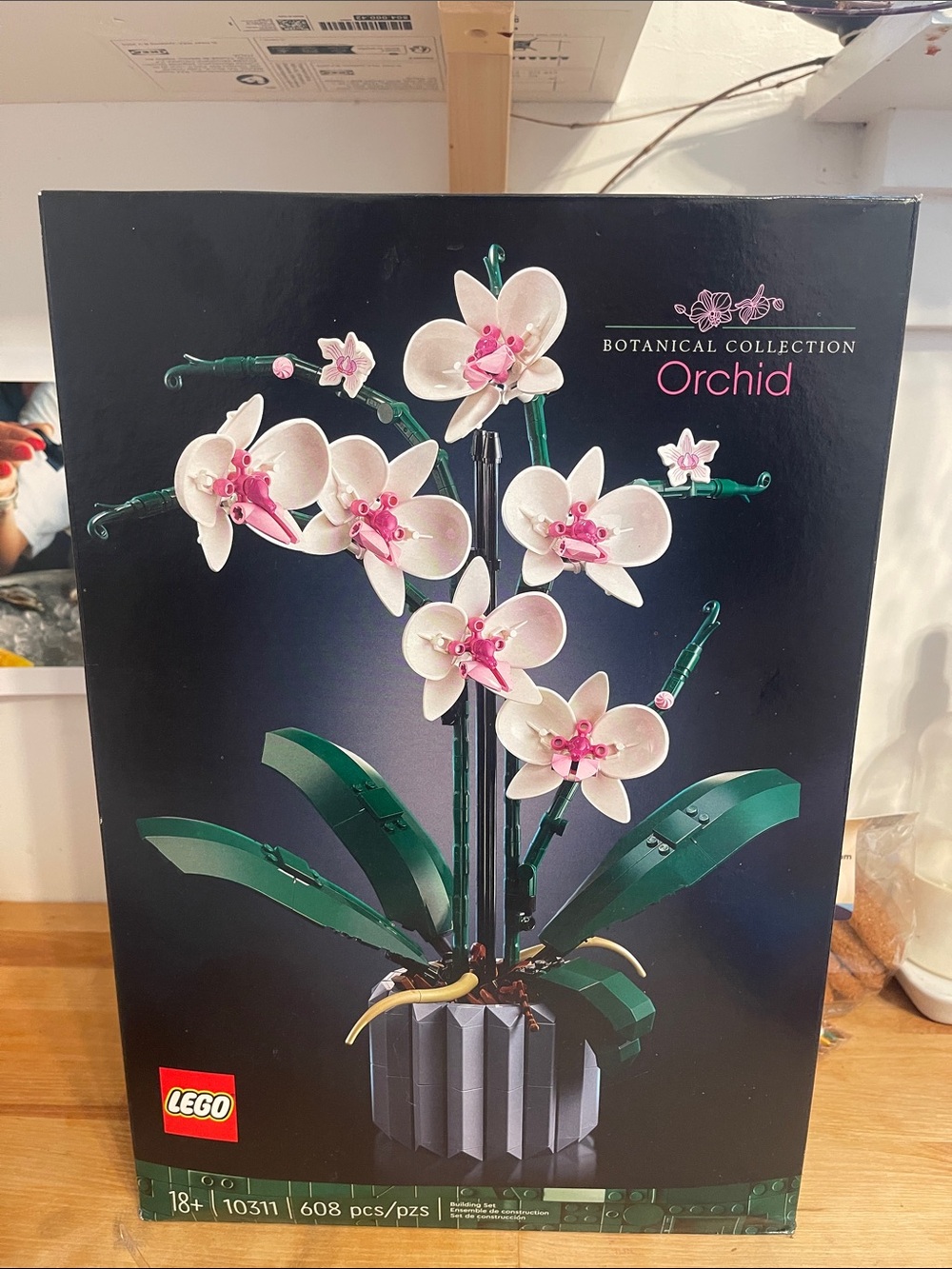 Lego Orchid with White Blooms and Pink Centers New Never Opened